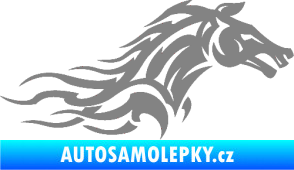 Samolepka Kůň 078 pravá šedá