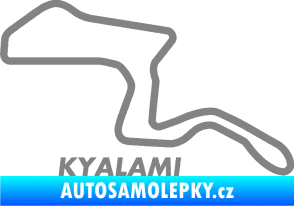 Samolepka Okruh Kyalami šedá