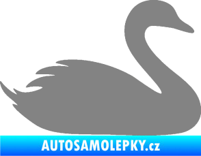 Samolepka Labuť 001 pravá šedá