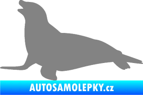Samolepka Lachtan 002 levá šedá