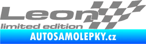 Samolepka Leon limited edition pravá šedá