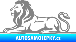 Samolepka Lev 010 levá šedá
