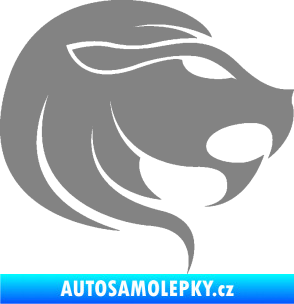Samolepka Lev zvěrokruh 002 pravá šedá