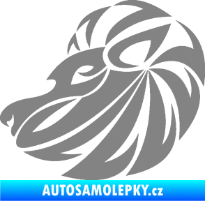 Samolepka Lev zvěrokruh 003 levá šedá
