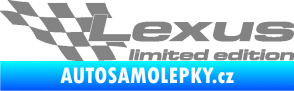 Samolepka Lexus limited edition levá šedá