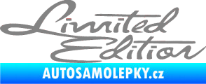 Samolepka Limited edition old šedá