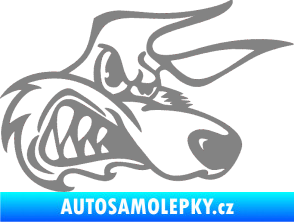 Samolepka Liška pravá šedá