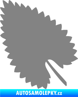 Samolepka List 001 levá šedá