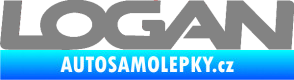 Samolepka Logan šedá