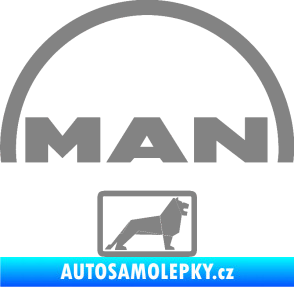 Samolepka MAN - Truck šedá