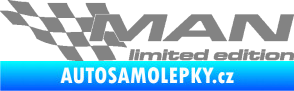 Samolepka MAN limited edition levá šedá
