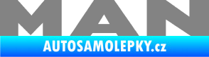 Samolepka MAN nápis šedá
