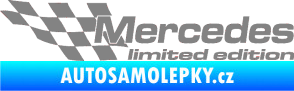Samolepka Mercedes limited edition levá šedá