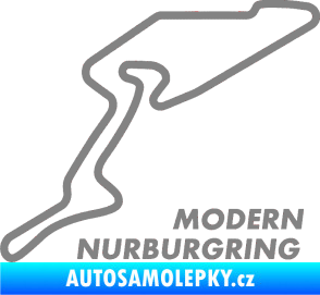 Samolepka Okruh Modern Nurburgring šedá
