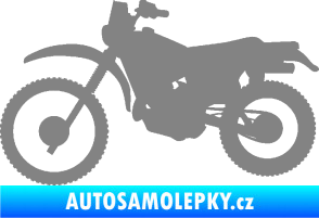 Samolepka Motorka 046 levá šedá