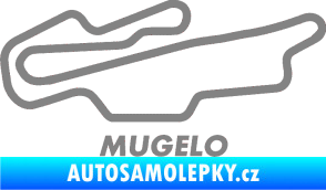 Samolepka Okruh Mugelo šedá