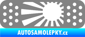 Samolepka Náplast 002 levá šedá