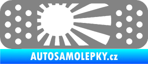 Samolepka Náplast 002 pravá šedá