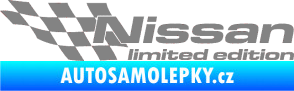 Samolepka Nissan limited edition levá šedá