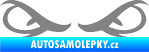Samolepka Oči 001 šedá