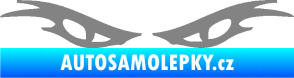 Samolepka Oči 003  šedá