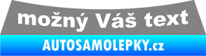 Samolepka Opel Astra G - zadní šedá
