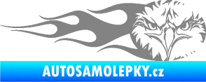 Samolepka Orel 004 pravá šedá