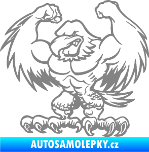 Samolepka Orel svalovec levá šedá