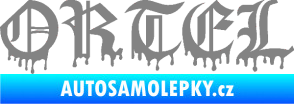 Samolepka Ortel šedá