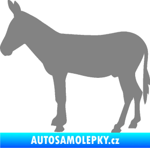 Samolepka Osel 002 levá šedá