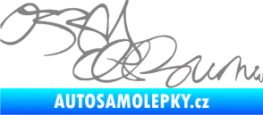 Samolepka Ozzy Osbourne 004 šedá