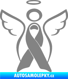 Samolepka Památeční andělíček memory šedá