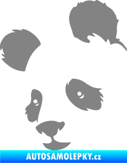 Samolepka Panda 004 levá šedá