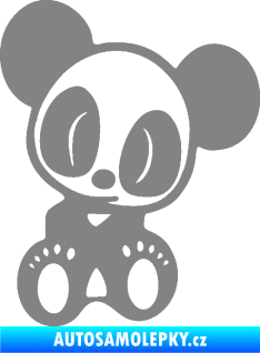 Samolepka Panda JDM pravá šedá