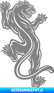 Samolepka Panter 003 pravá black panther šedá