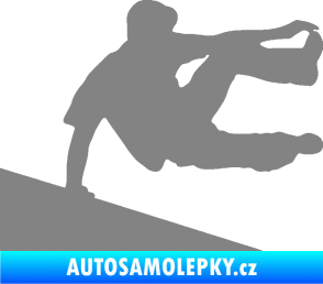 Samolepka Parkour 001 pravá šedá