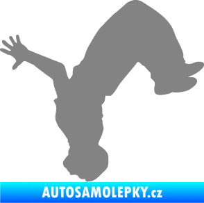 Samolepka Parkour 003 levá šedá