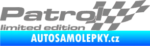 Samolepka Patrol limited edition pravá šedá