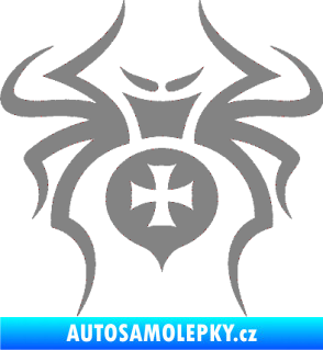 Samolepka Pavouk 003 křižák šedá