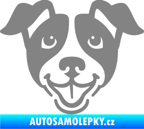 Samolepka Pes 065 šedá