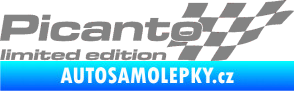 Samolepka Picanto limited edition pravá šedá
