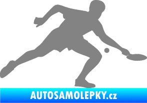 Samolepka Ping pong 001 pravá šedá