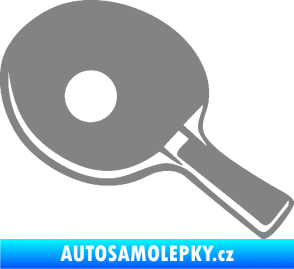 Samolepka Ping pong pálka levá šedá