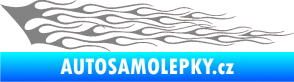 Samolepka Plameny 011 šedá