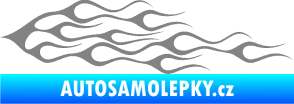 Samolepka Plameny 052 šedá