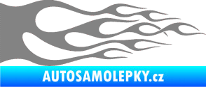 Samolepka Plameny 086 šedá