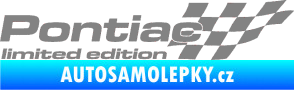 Samolepka Pontiac limited edition pravá šedá