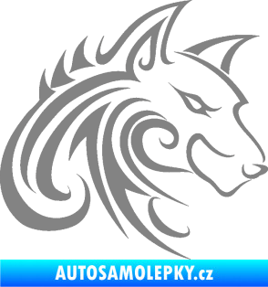 Samolepka Predator tattoo 001 pravá šedá