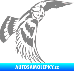 Samolepka Predators 081 pravá sova šedá