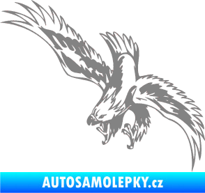 Samolepka Predators 098 levá šedá